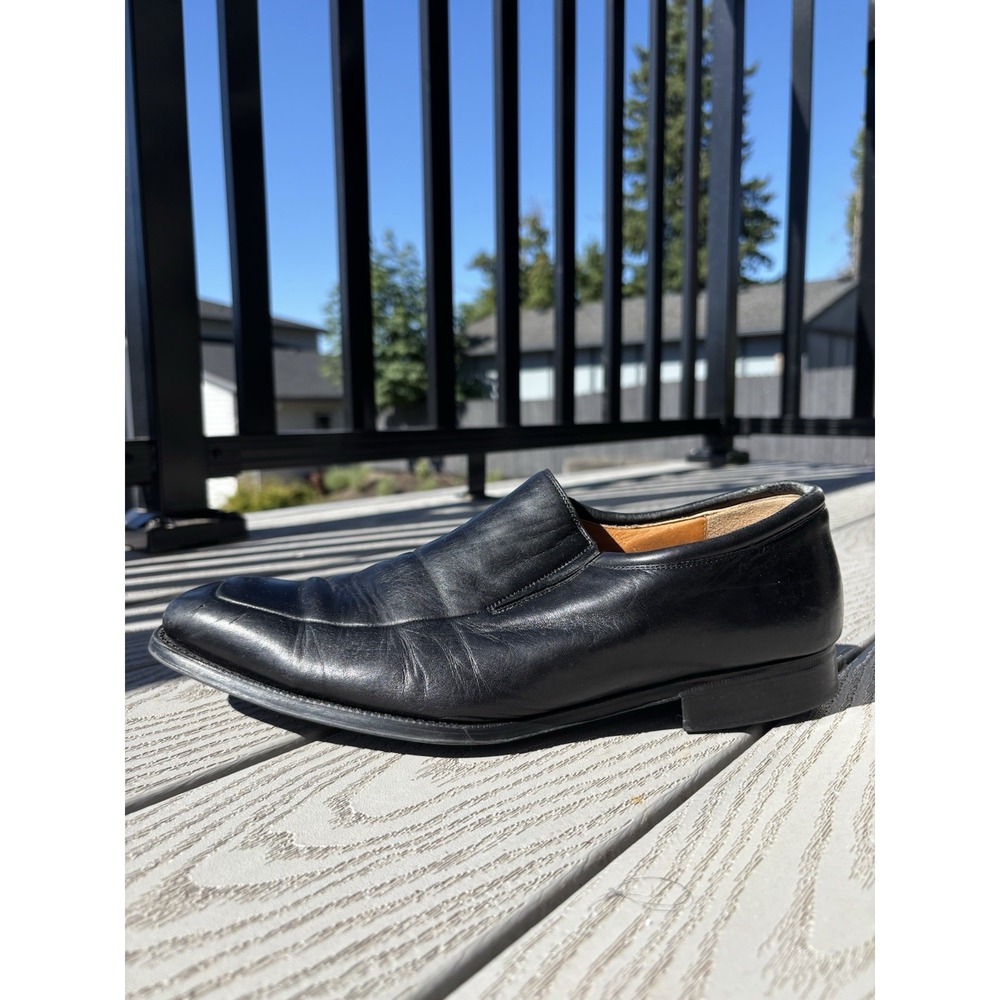 Magnanni Dominguez Black Leather Slip-On Loafers Men's Size 8.5 D Spain 12655 - Picture 3 of 12